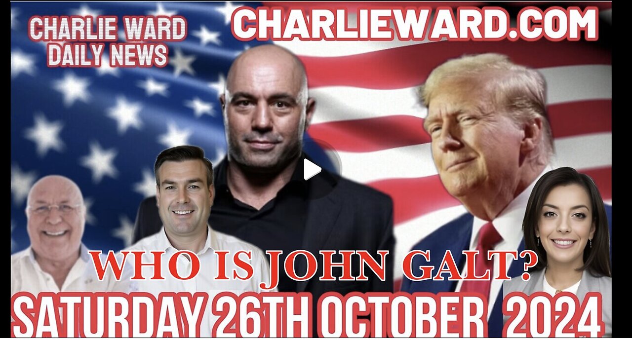 CHARLIE WARD DAILY NEWS- JOE ROGAN HOSTED PRESIDENT TRUMP. TY JGANON, SGANON, CLIF HIGH