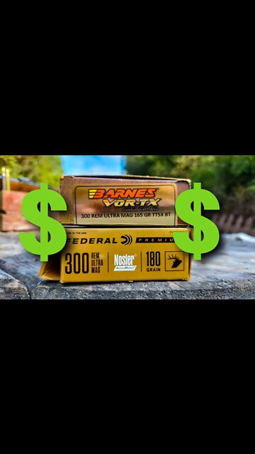 300 RUM ammo is expensive!!!