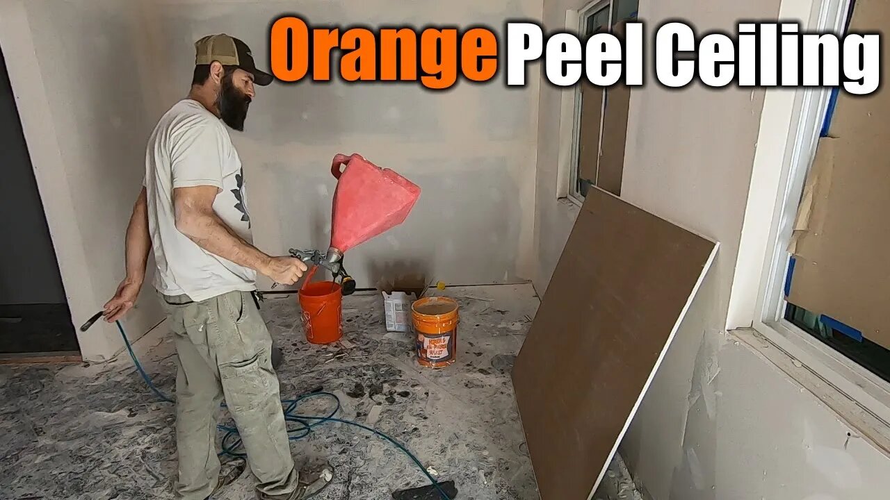 Orange Peel Texture For Ceilings | THE HANDYMAN |