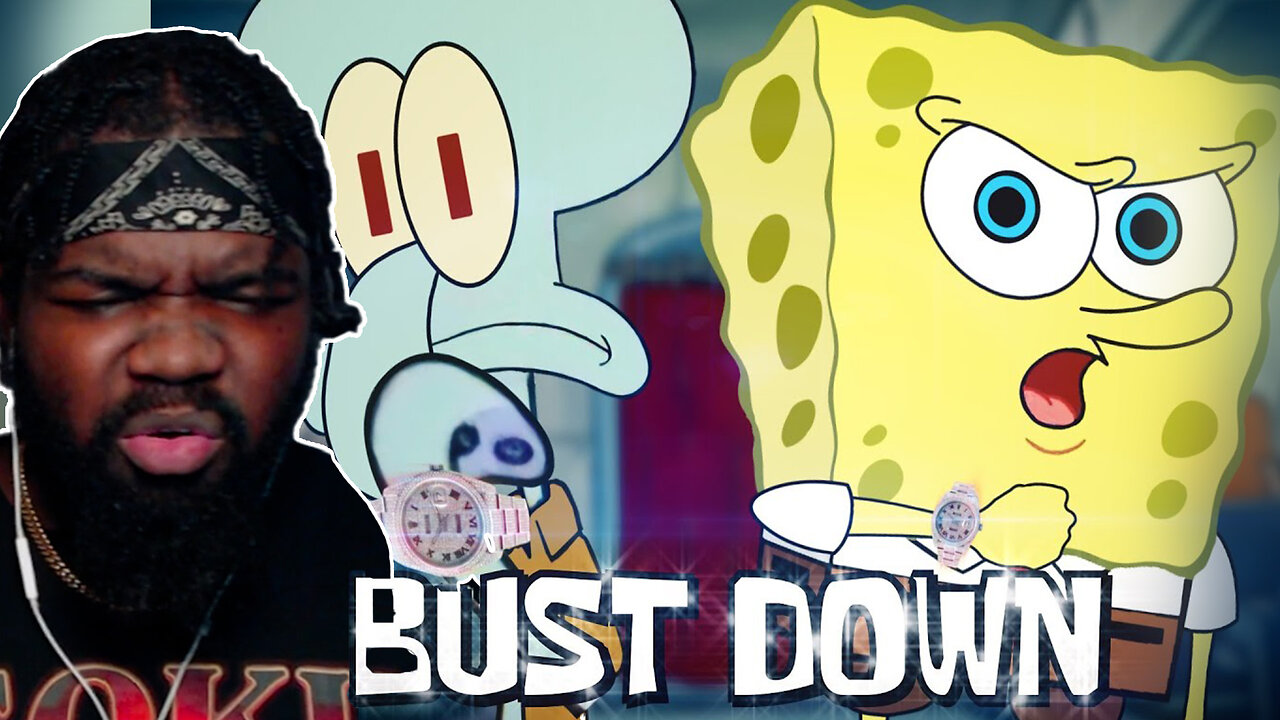 Spongebob Bust Down Rollie Going Crazy BUST DOWN Feat. Squidward @YourBoySponge REACTION