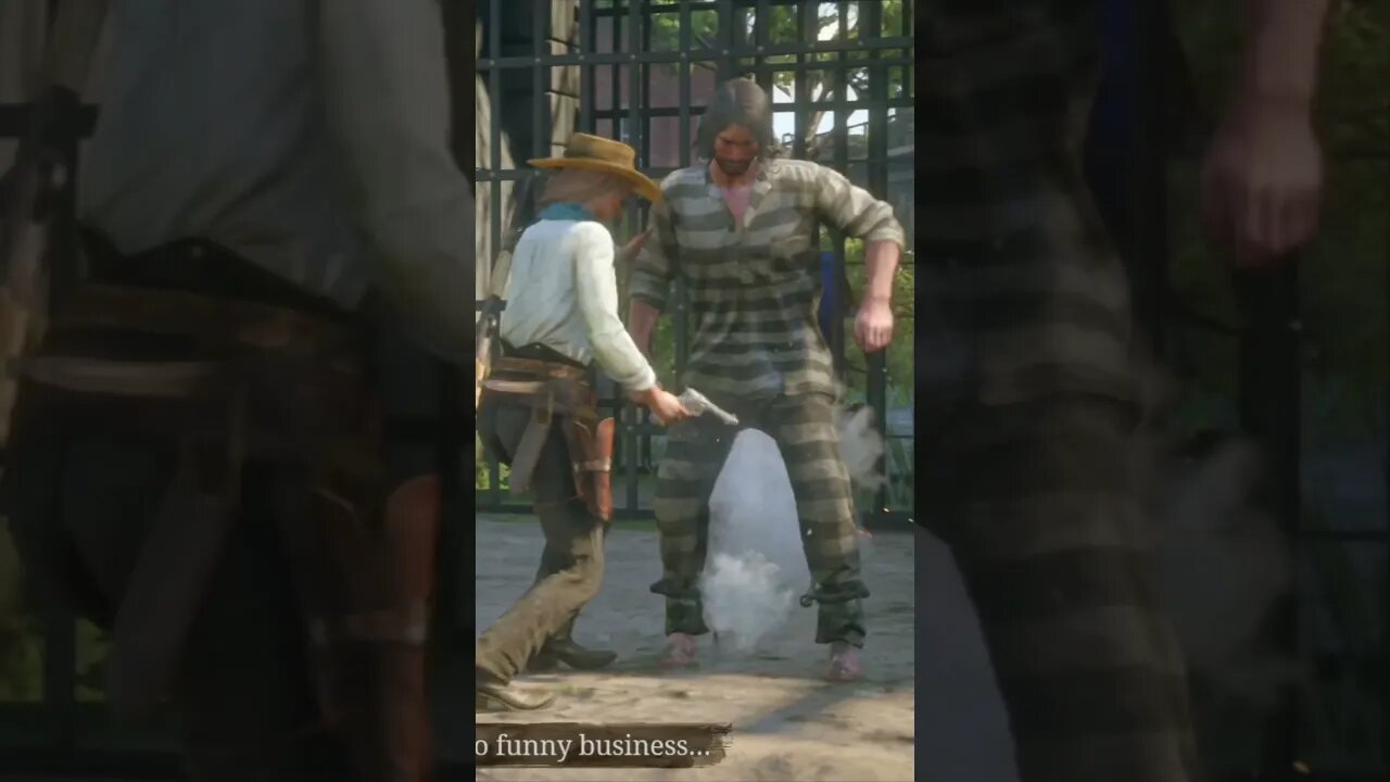 Saving John Marston From Prison #shorts