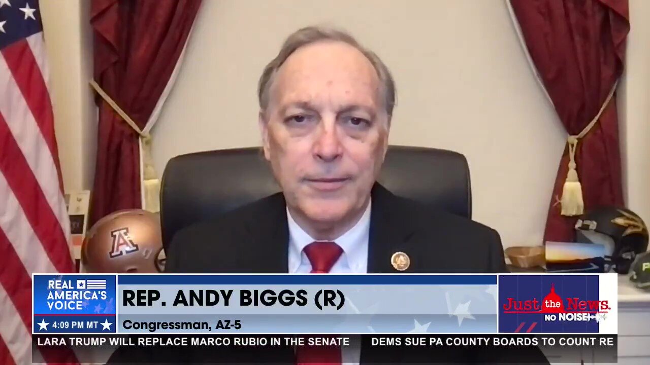 Rep. Andy Biggs lambasts Biden admin’s refusal to admit true number of missing migrant children