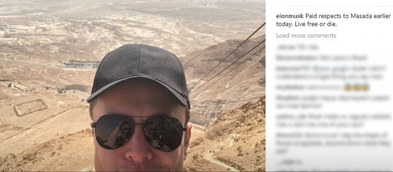 Elon Musk's Emotional Visit in Masada : Live Free or Die
