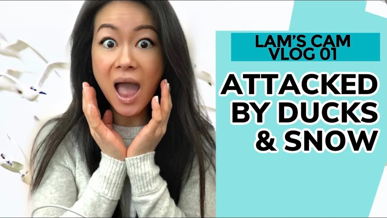 🦆 Attacked by Ducks & Snow | Lam’s Cam ~ Vlog 01 // Rack of Lam