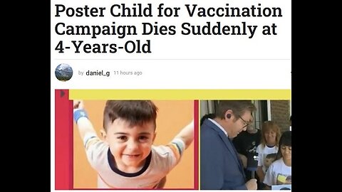 Poster Boy for Vaccination Campaign Dies Suddenly