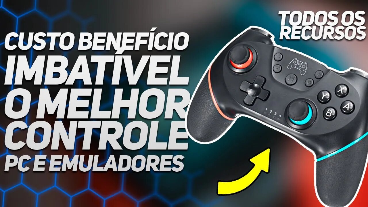 O MELHOR CONTROLE para Emuladores/PC/Switch/Xcloud | Unboxing / Análise / Vale a Pena?