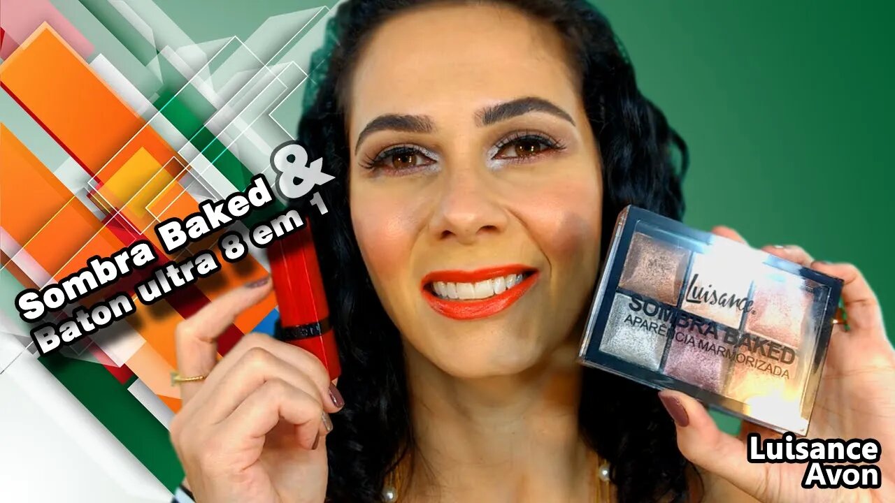 Sombra Baked & Batom ultra 8 em 1 - Luisance | Avon - Resenha