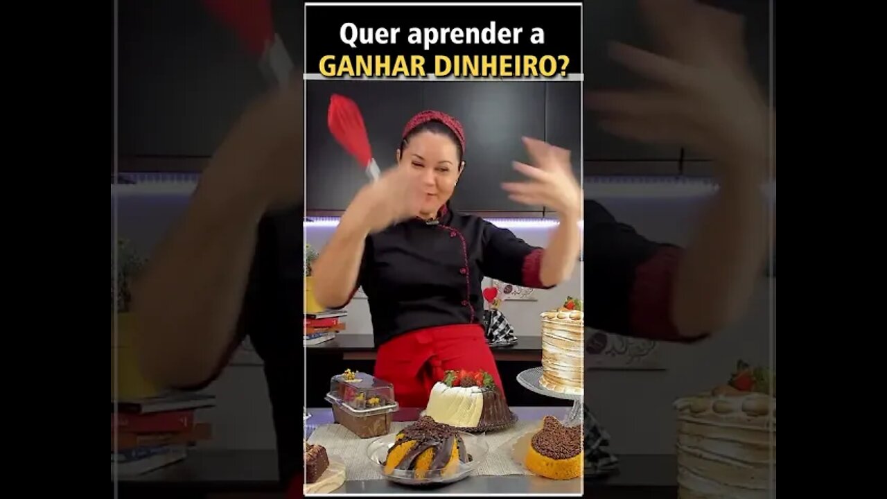 Quer aprender a GANHAR MUITO DINHEIRO com a venda de Bolos e Tortas??? #Shorts