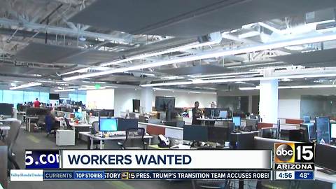 Companies hiring workers now in the Valley