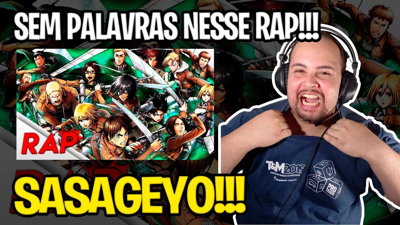 REACT Tropa de Exploração (Attack on Titan) | Asas da Liberdade | Sting