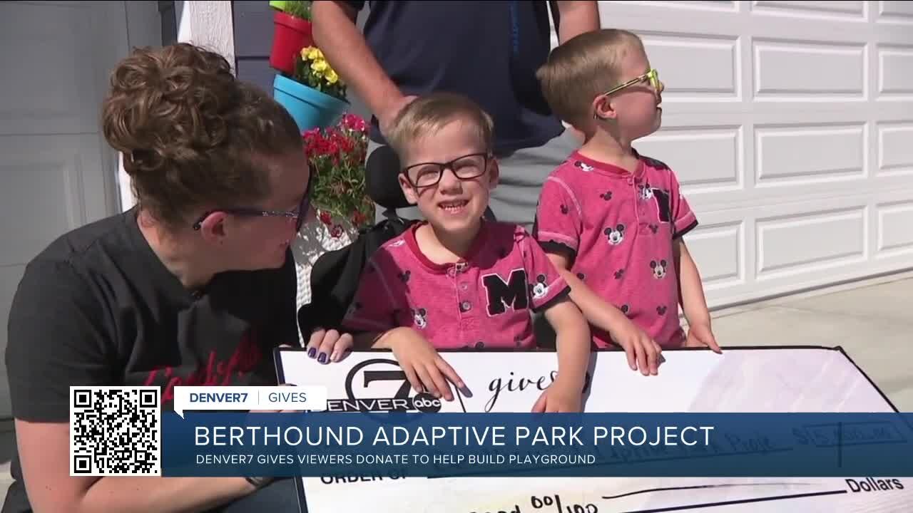 Denver7 Gives donations help Berthoud family towards goal of building accessible park