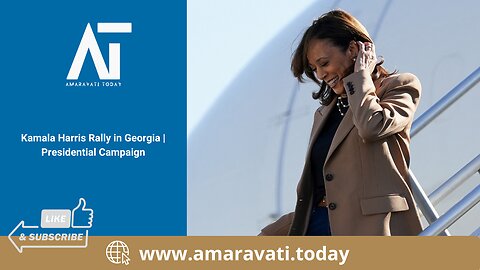 Kamala Harris Rally in Georgia | Presidential Campaign | Amaravati Today