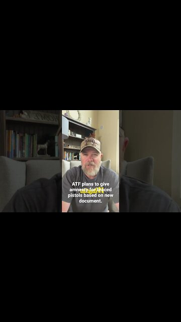 ATF amnesty for braced pistols? LINK BELOW.