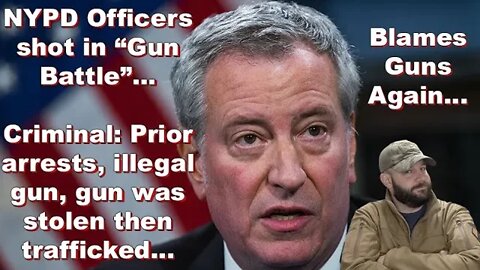 Two NYPD Officers wounded in Gun Battle... Stolen, trafficked gun used by a criminal in NYC...