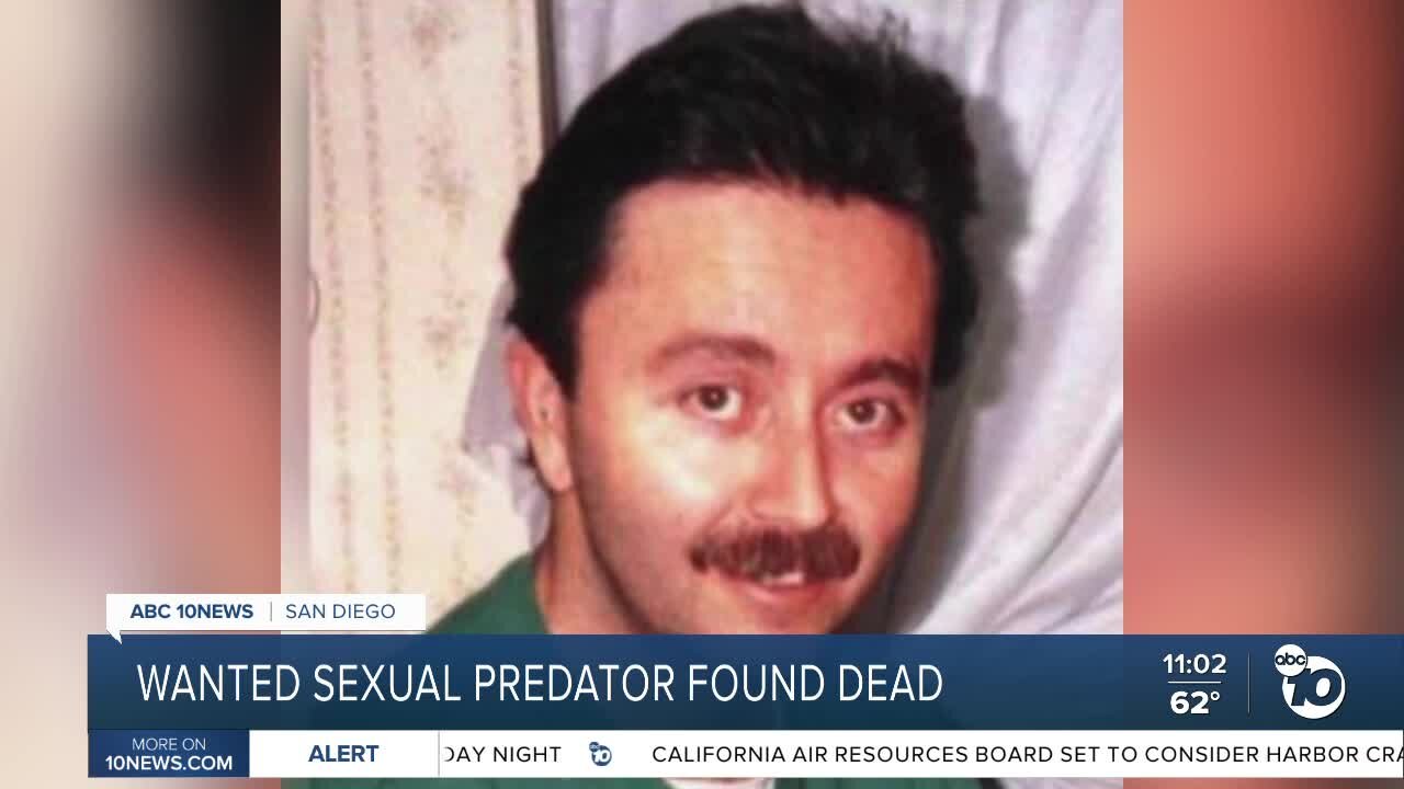 Man wanted for multiple sexual assaults of a child in San Diego County found dead in South Carolina