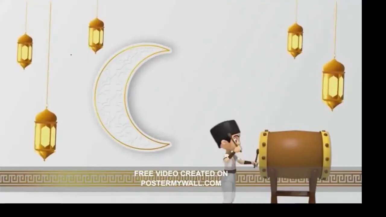 TEMPLATE VIDEO ANIMASI UCAPAN IDUL FITRI 2023 (1443 H) GRATIS | ANIMASI VIDEO