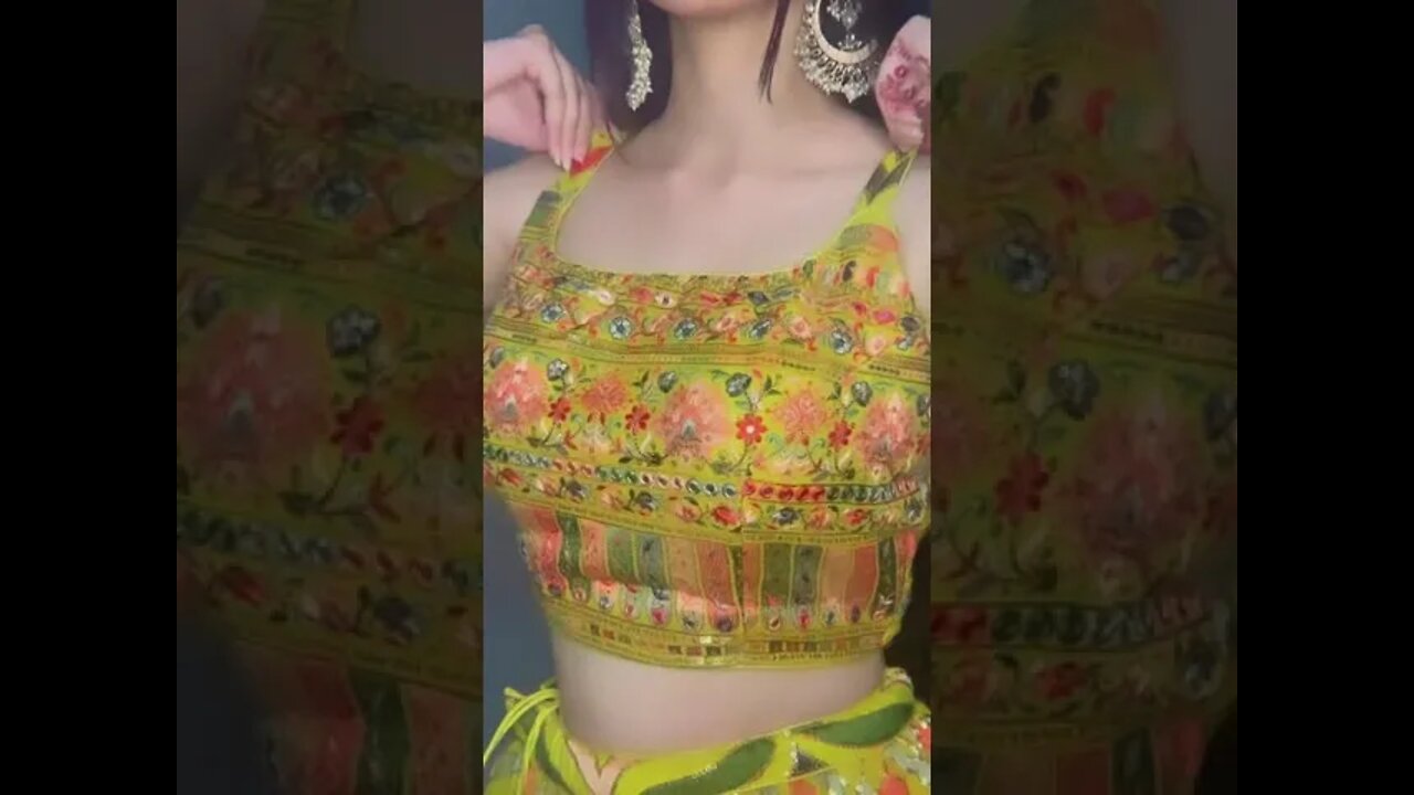 New Byutiful Embroidery Work Lahenga Choli