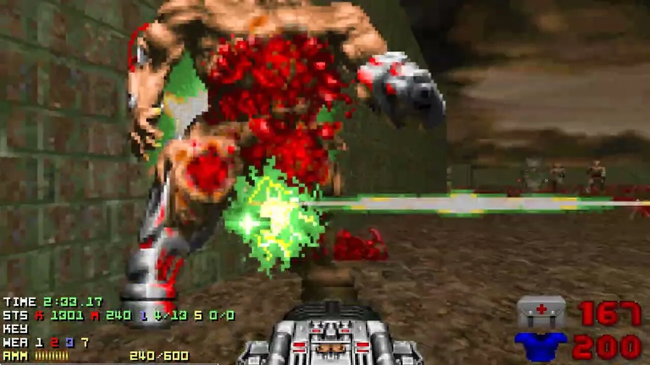 Doom 2 Cybercontrol Level 6 UV with 100.4% in 7:26
