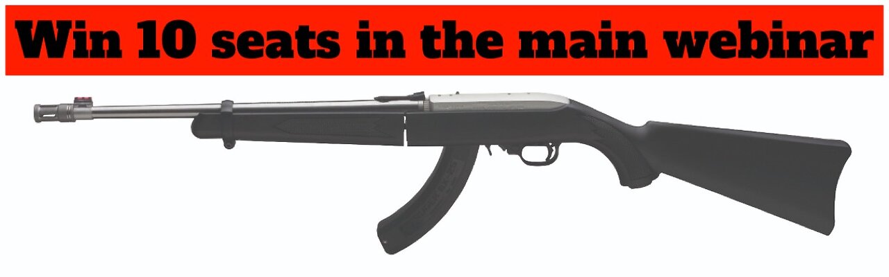 RUGER 10/22 TAKEDOWN 22 LR 16.62'' MINI #1 for 10 seats in the main webinar