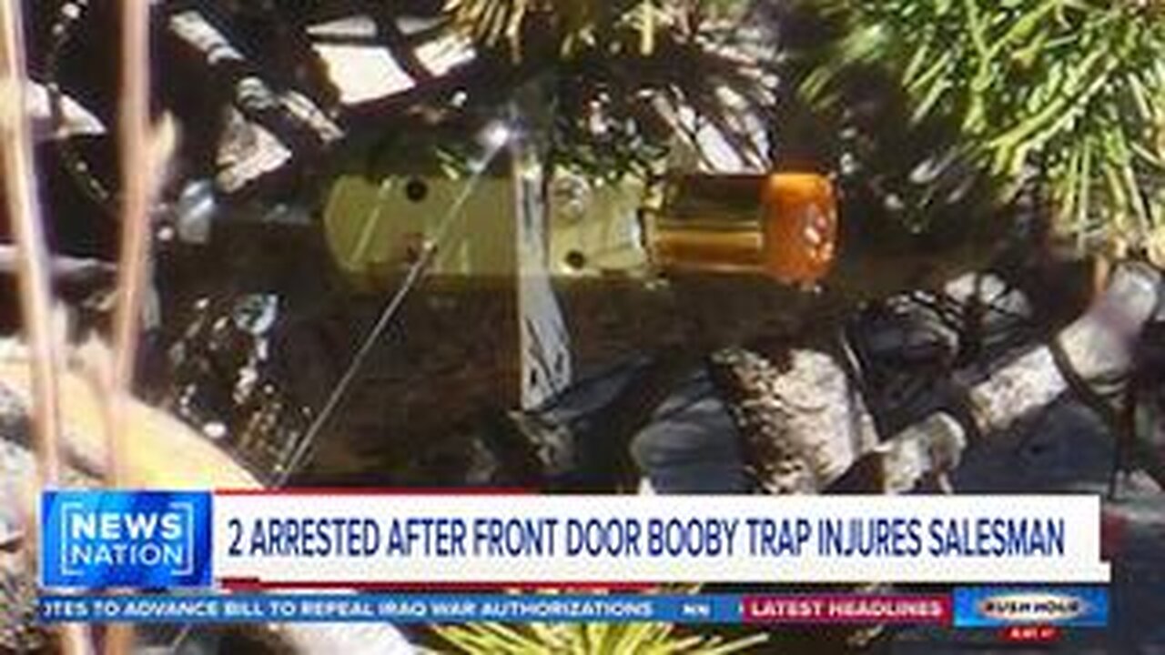 2 arrested after front-door ‘booby trap’ injures salesman in Colorado