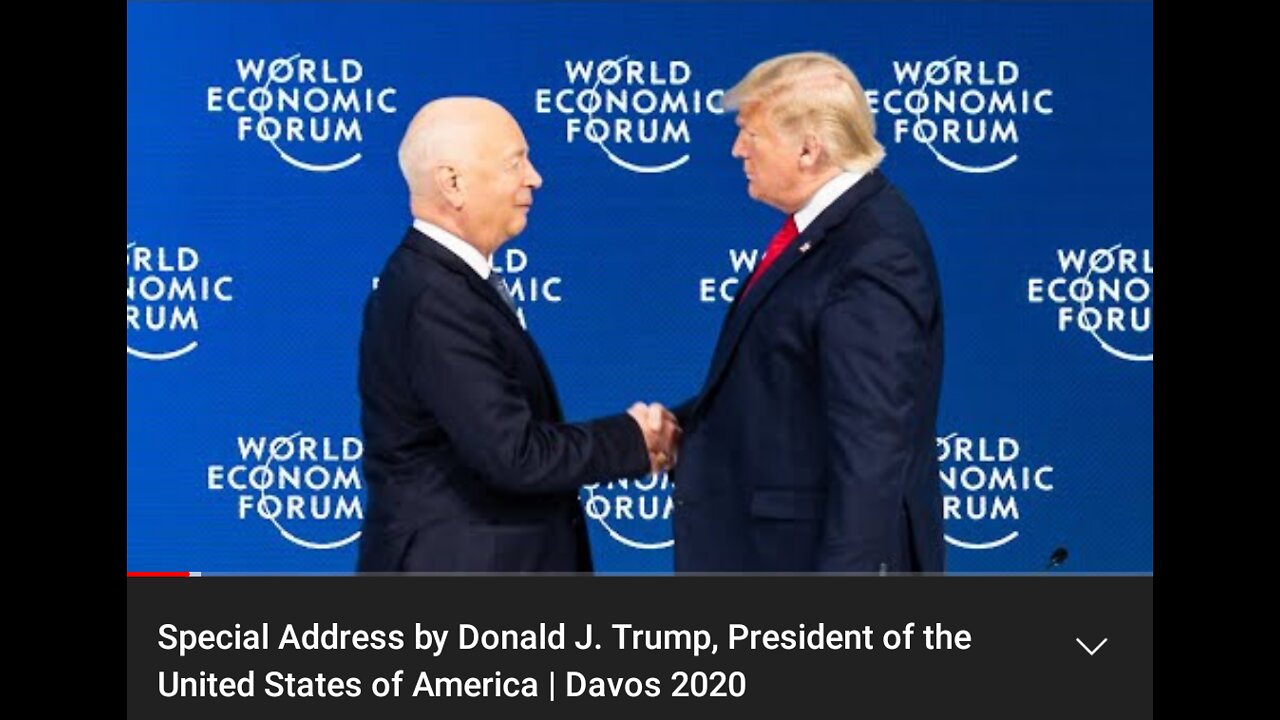 Trump And Klaus Schwab