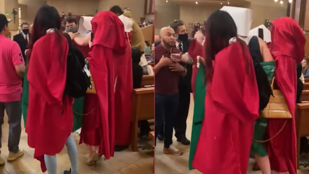 Progressive Activists Physically Removed From Church