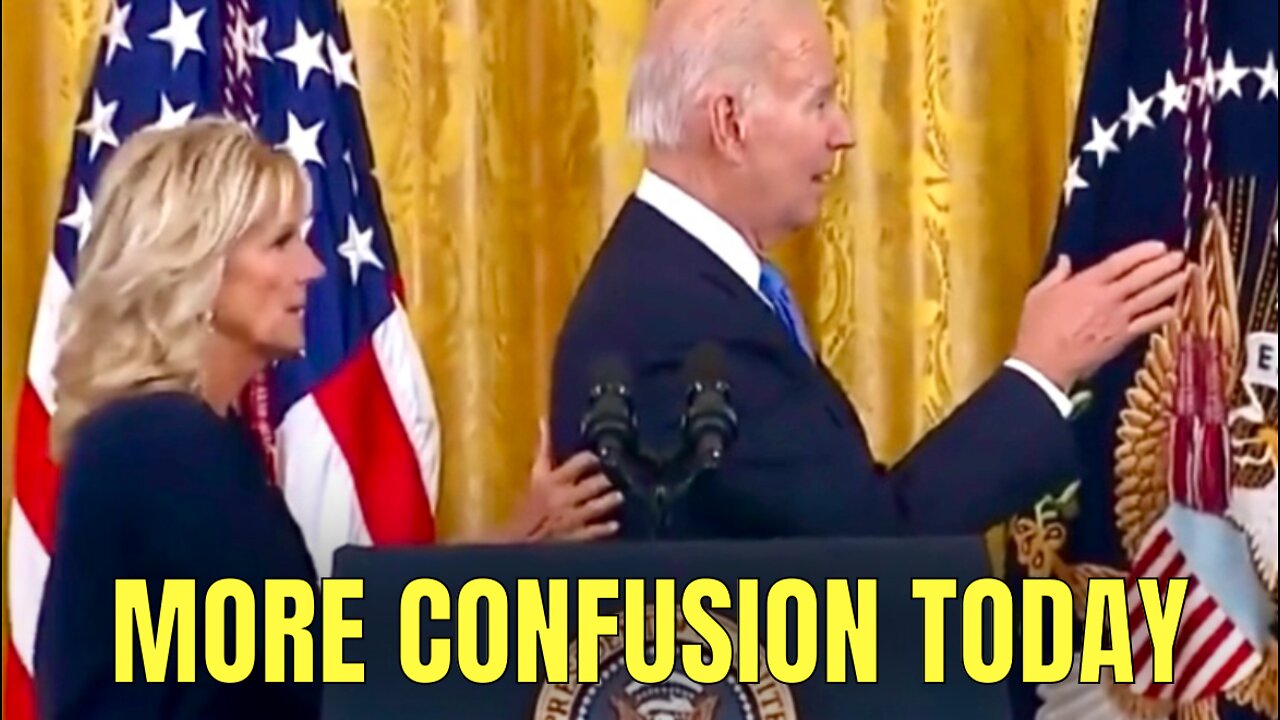 Even Jill can’t Save Joe from his daily post-Speech CONFUSION 🤦‍♂️