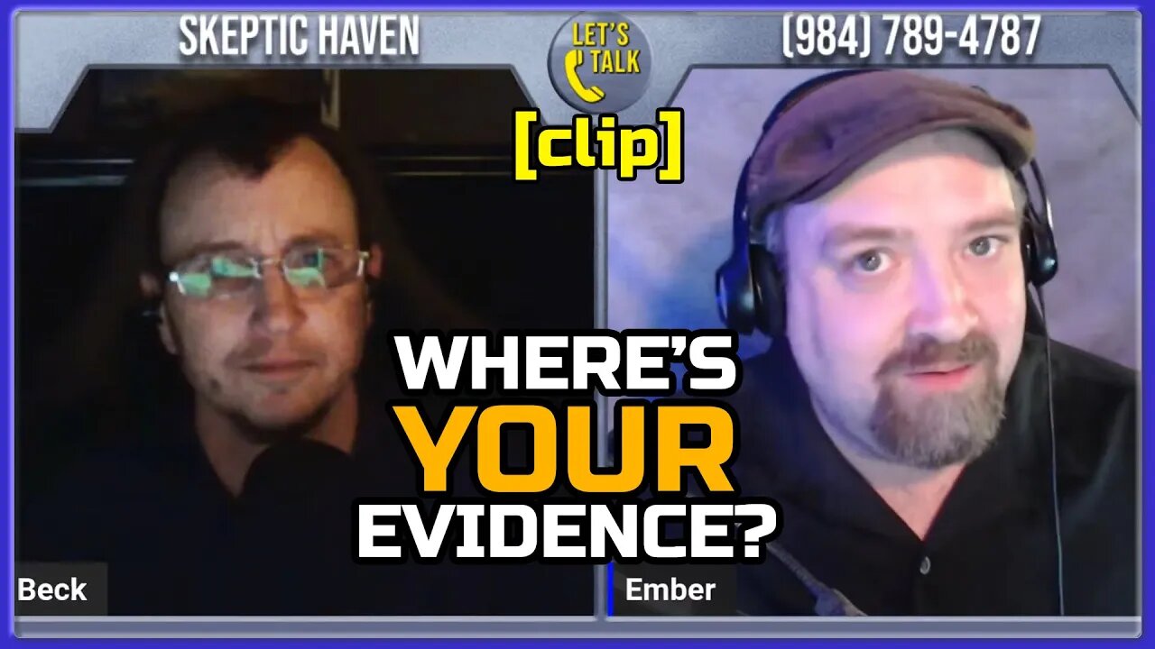 Christian DEMANDS Proof There's No God | Clip @SkepticHaven