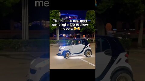 This WILD Smart Car just put my SEMA Truck to shame… 🥲🤯 #shorts
