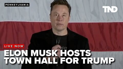 FULL: Elon Musk Holds Town Hall in Folsom, PA for President Trump (10/17/24)