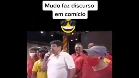 MUDO FAZENDO DISCURSO NO COMICIO PENSA NUM CARA PUXA SACO ( MEME ) ( VIRAL ) #shorts