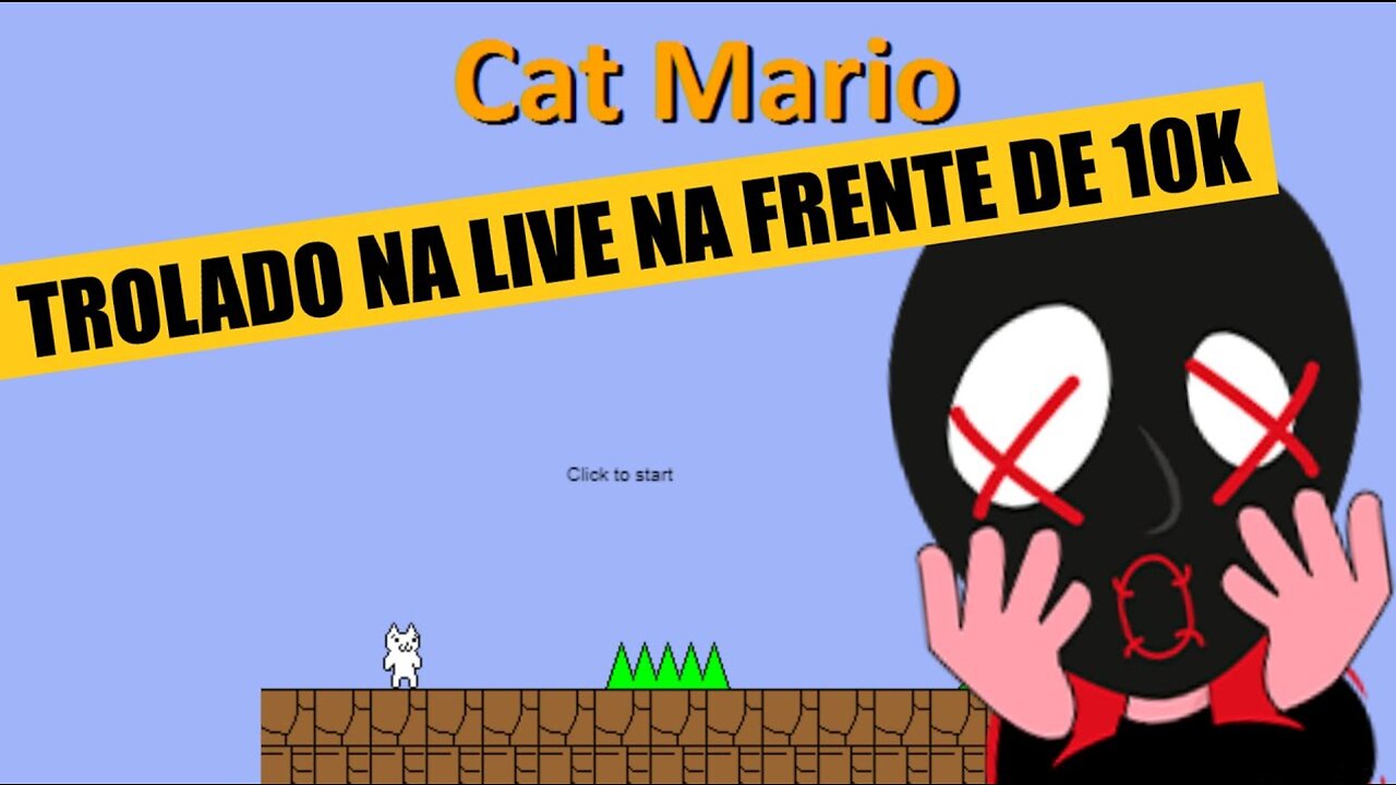 Fui trolado na live com 10k assistindo. EU ACREDITEI!