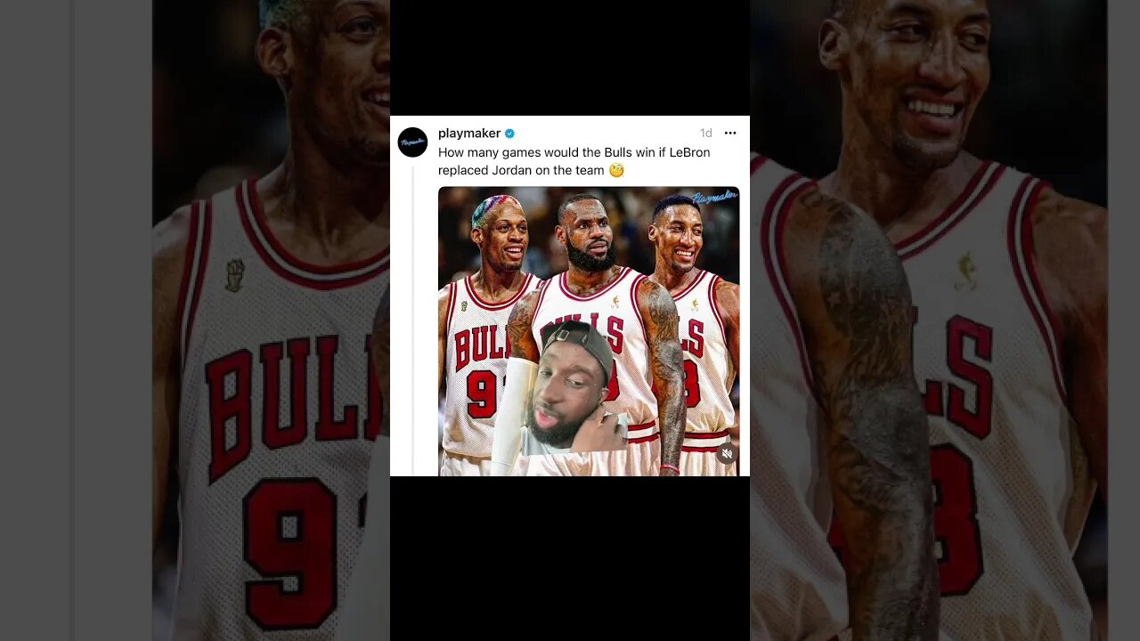 How many games this bulls team win with Lebron ? #youtubeshorts #basketball