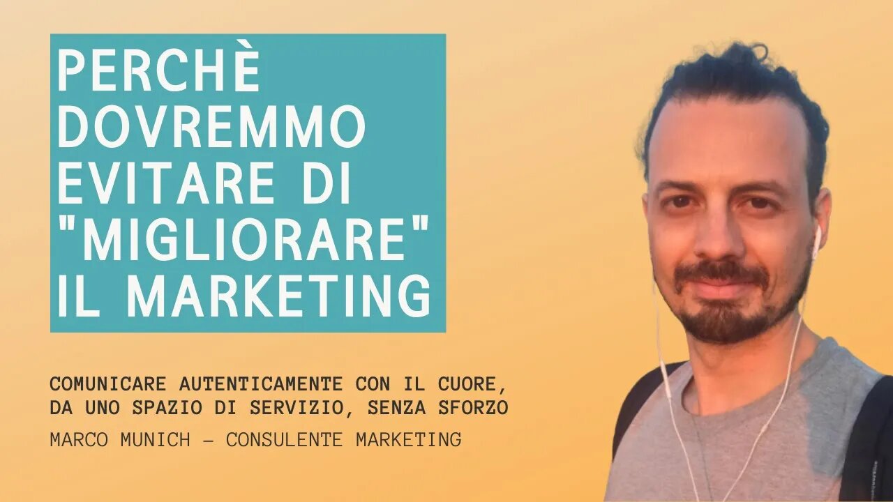 SMETTI DI CAPIRE COME MIGLIORARE IL MARKETING - È una grande liberazione