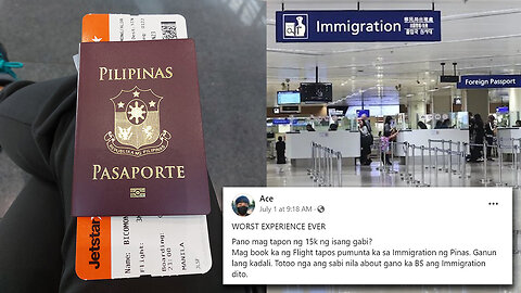 PH immigration officer allegedly asks Taiwan-bound passenger to present 10 birth certificates