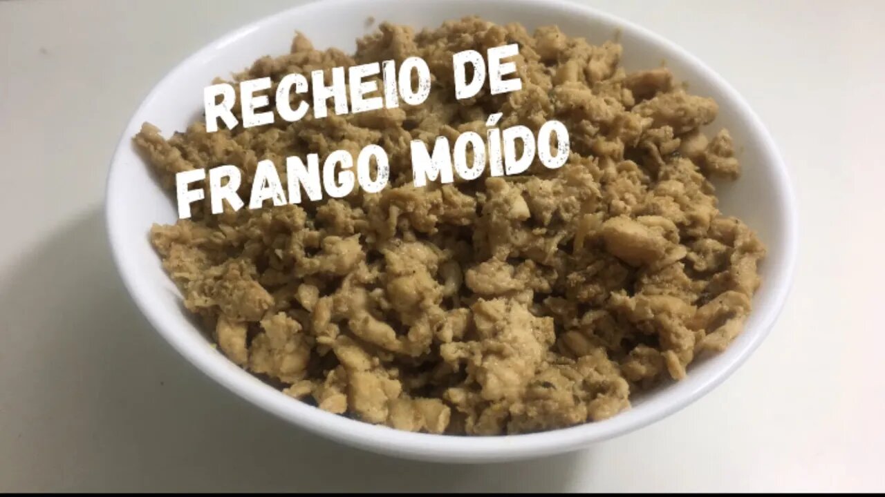 Semana Especial de Recheios Salgados - Recheio de Frango Moído