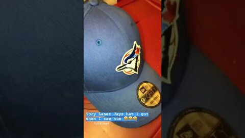 Tory Lanez Toronto Blue Jays hat