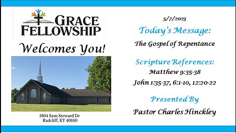The Gospel of Repentance - 5.7.23