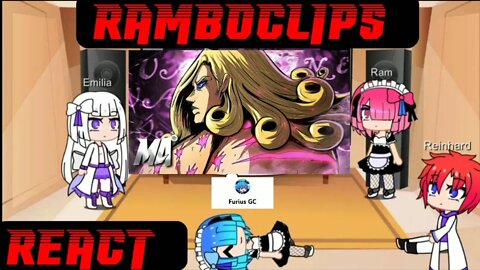 Re Zero React ao rap do funny Valentine #anime #gacha