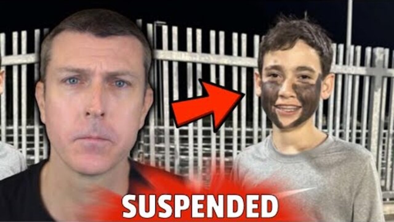 MIDDLE SCHOOL STUDENT'S FOOTBALL GAME FACE PAINT CAUSES PRINCIPAL TO COMPLETELY MELTDOWN!