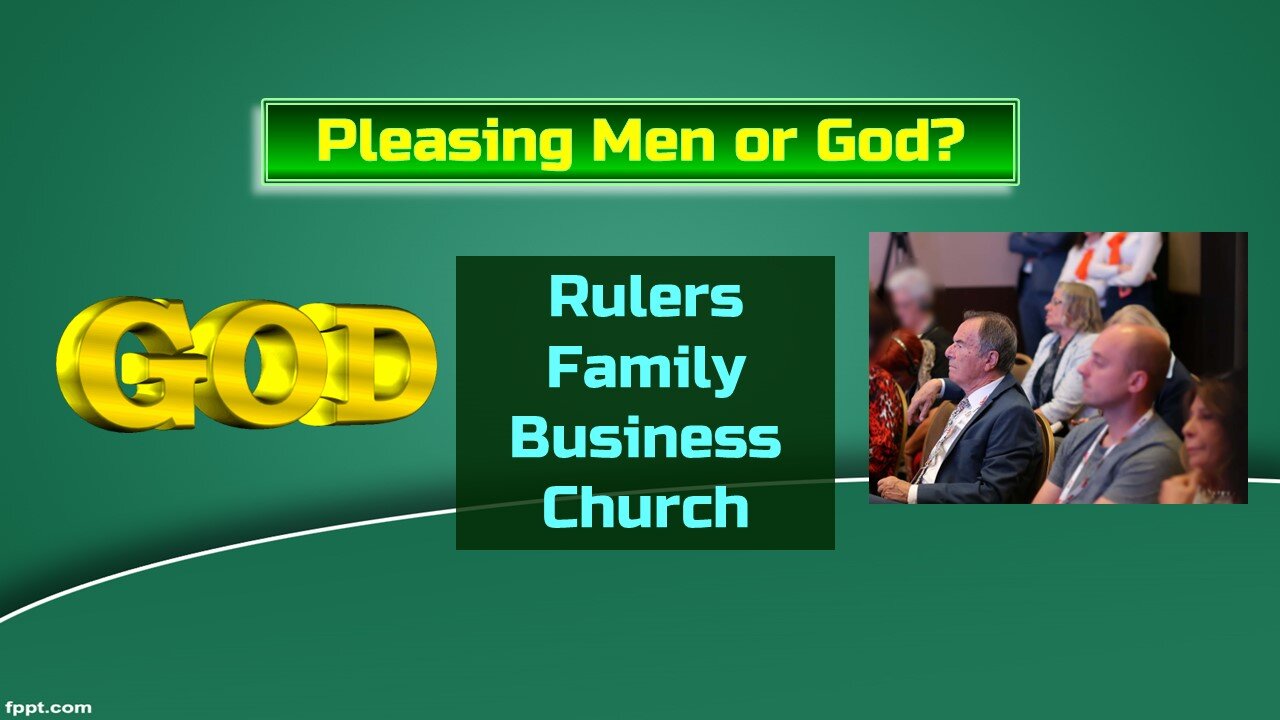 Video Bible Study: Pleasing Men or God?