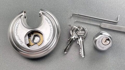 [1396] A Rekeyable Disc Padlock — Abus 24RK/70