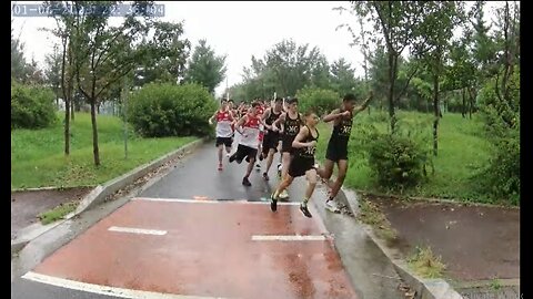 Humphreys HS Boys XC at Cheongna Dalton