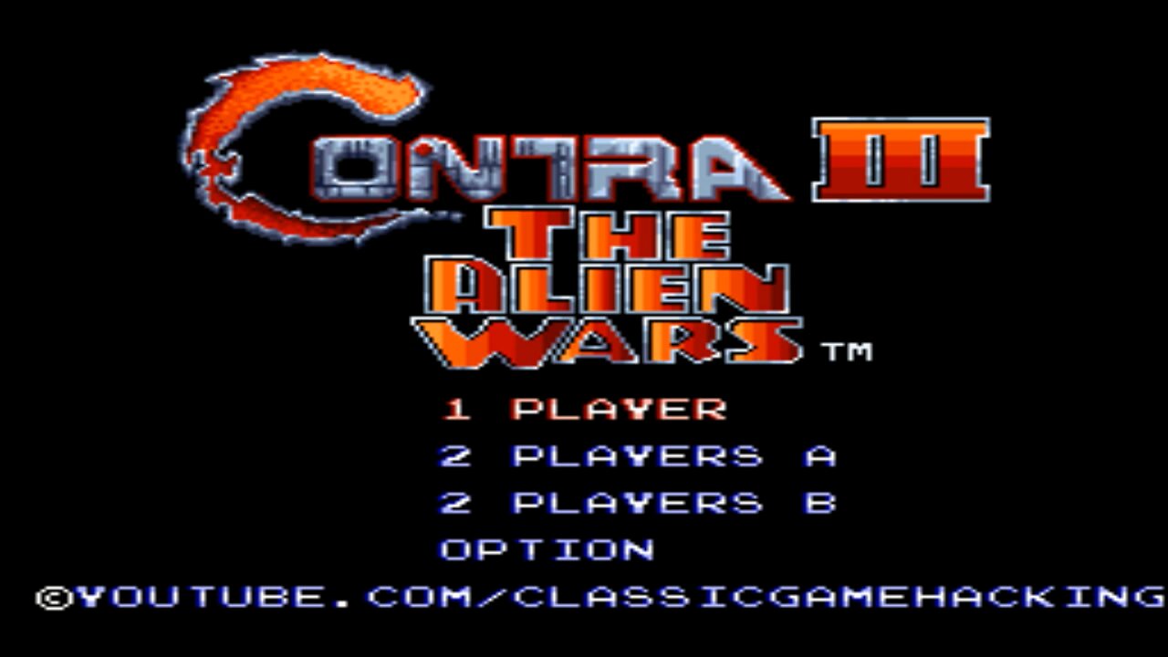 Contra III - The Alien Wars Hack Edition ( SNES ROM )