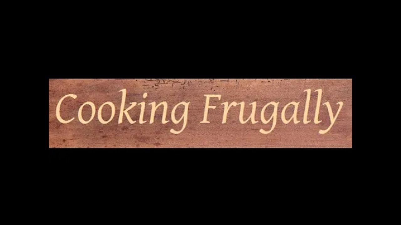 Cooking Frugally