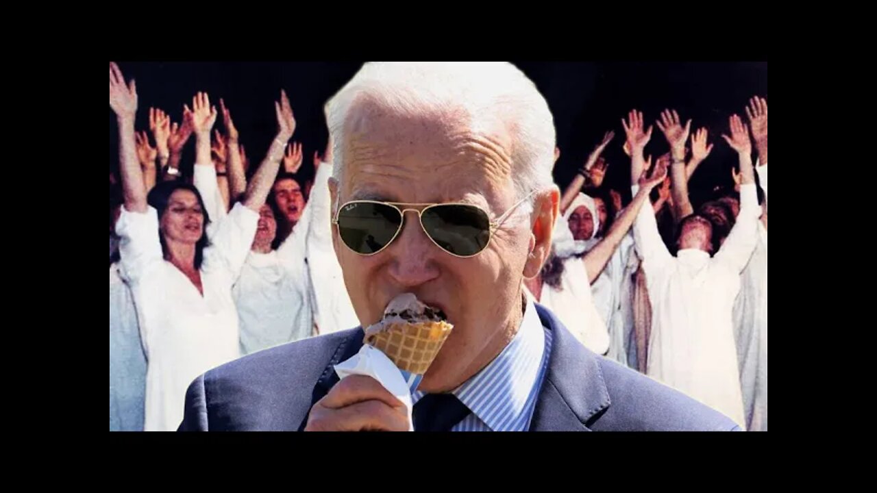 Cringe Journalists Fawn Over Biden Eating Ice Cream