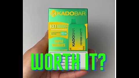 Unboxing & Reviewing Kadobar 10K Puffs