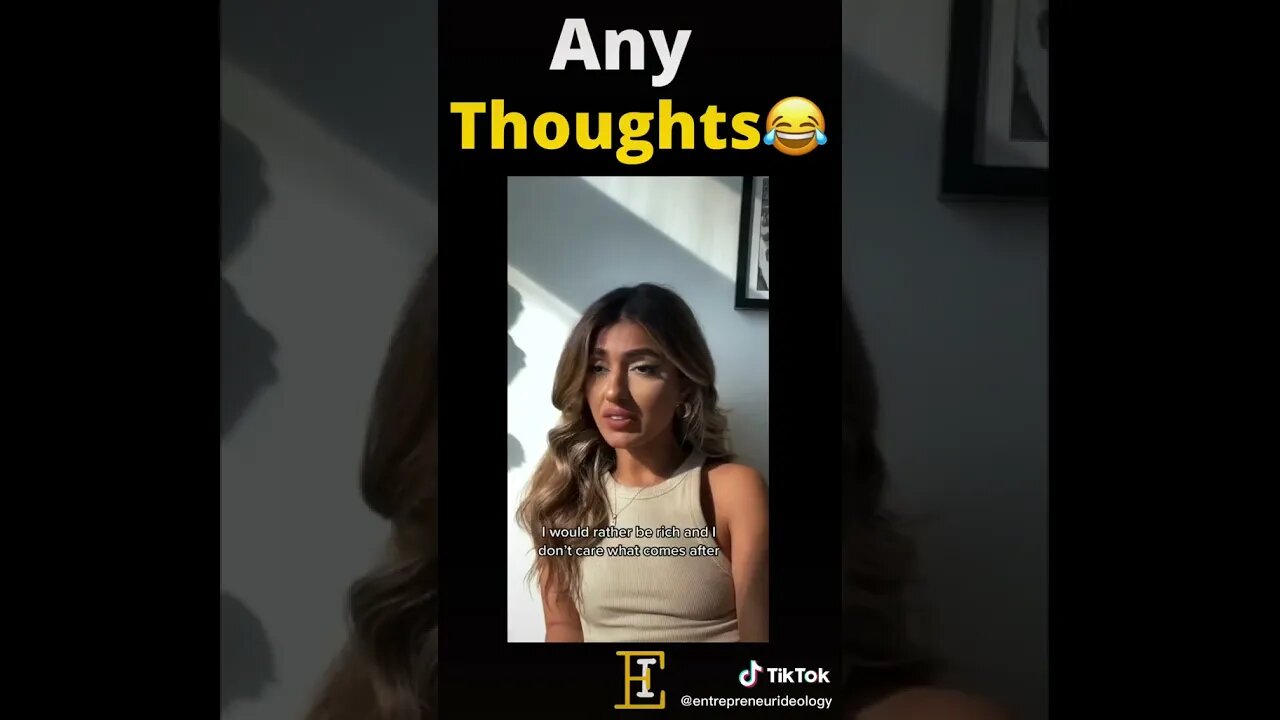 Any Thoughts On This tiktok entrepreneurideology