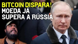 Bitcoin já vale mais que moeda russa!