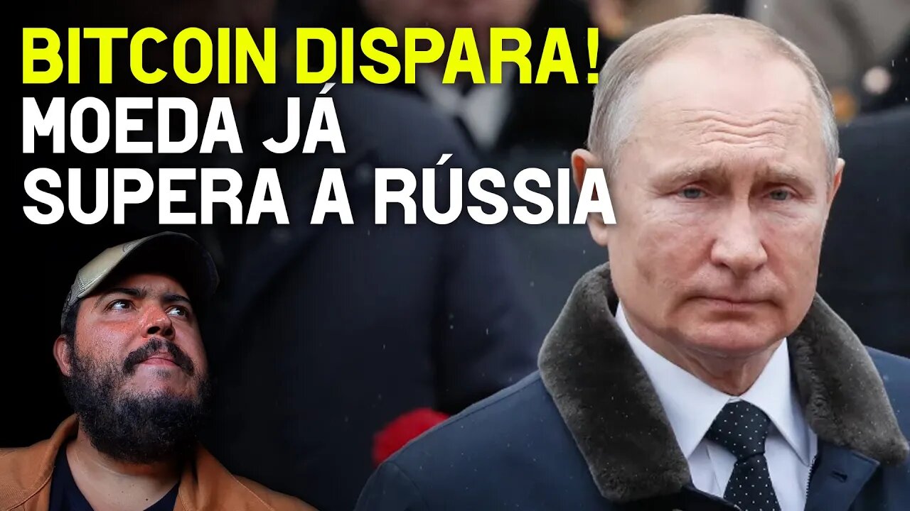 Bitcoin já vale mais que moeda russa!